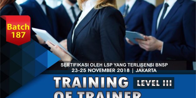 Instruktur Pelaksana Pelatihan (TOT) – BNSP (PASTI JALAN)
