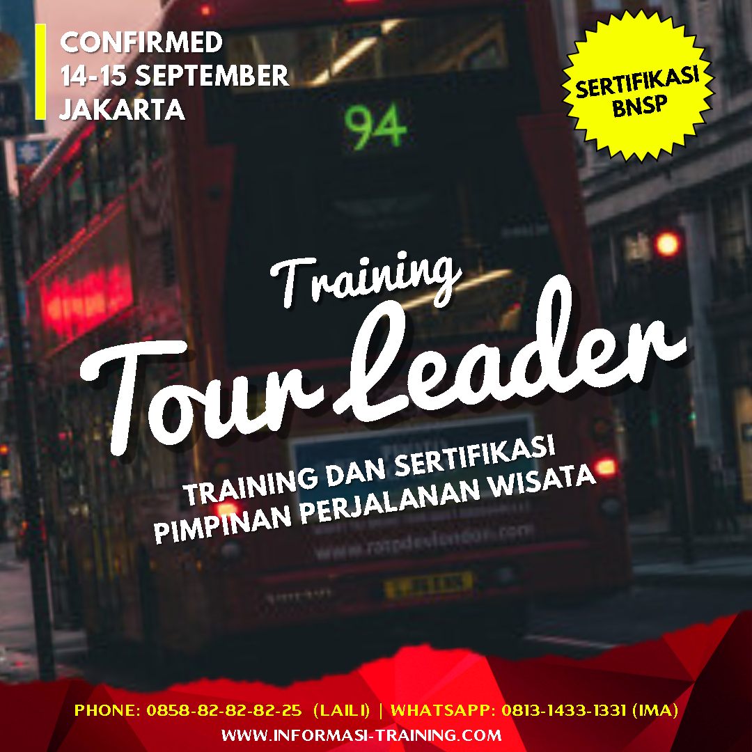 sertifikasi tour leader 2022